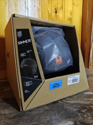 PRILBA SINNER CREST MATTE BLACK 55-58CM